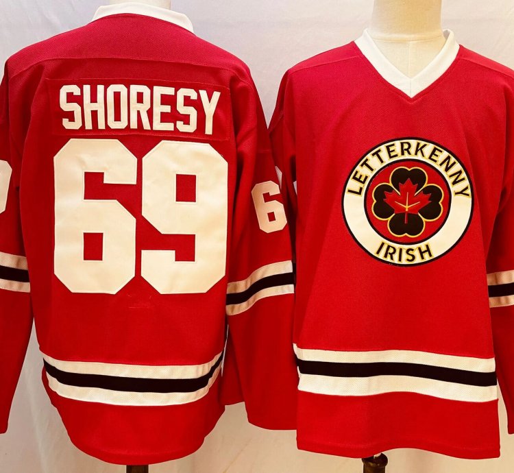 Shoresy Jersey 69 Ice Hockey Letterkenny Ireland All Stitched