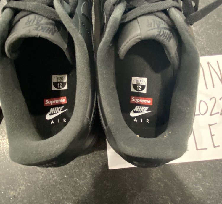 Air Force 1 Low Black Size 12 New Original Box