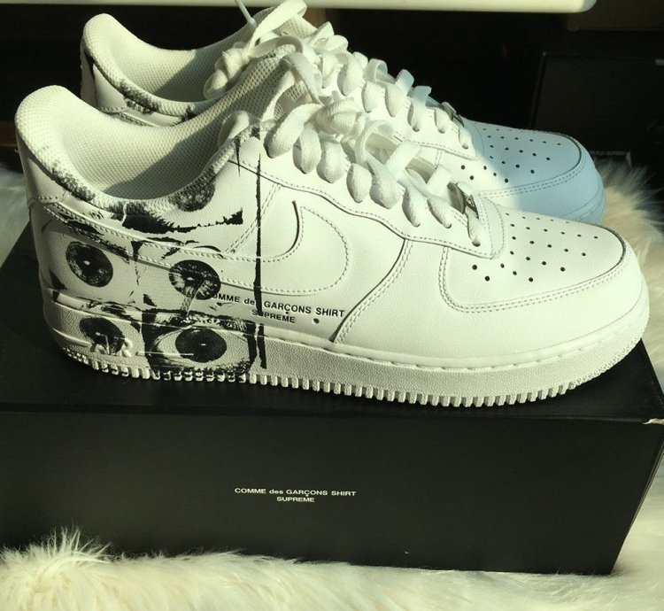 Air Force 1 Low Eyes White Low 2017 Cdg Eyes