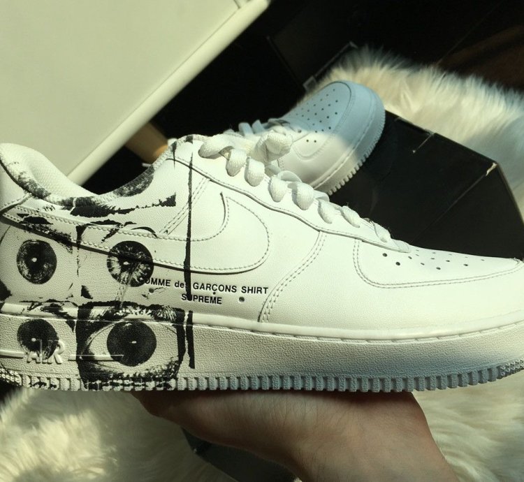 Air Force 1 Low Eyes White Low 2017 Cdg Eyes