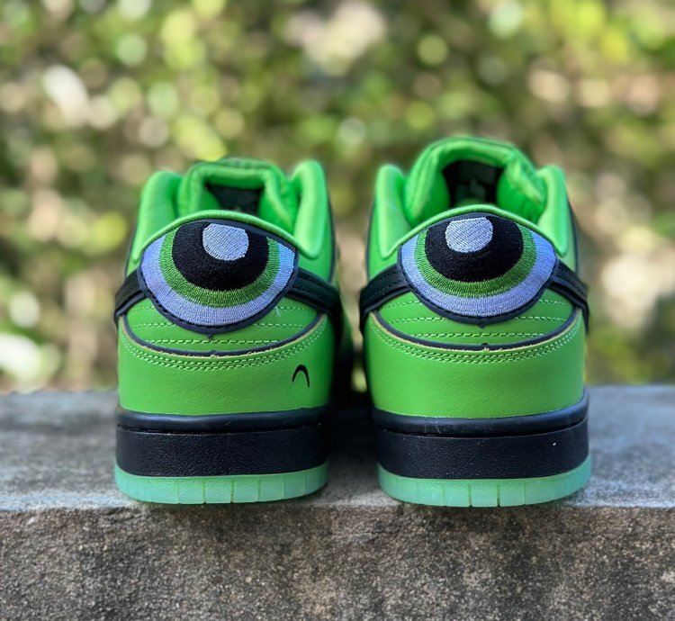 Nike Sb Dunk Low The Powerpuff Girls Green Buttercup Fz8319-3009