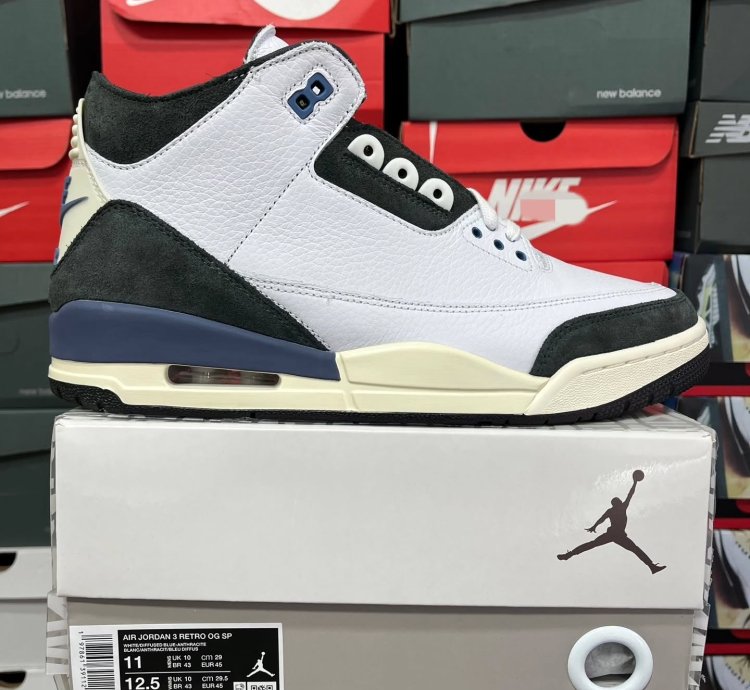 Air Jordan 3 Retro Og Sp A Ma Maniére Diffused Blue