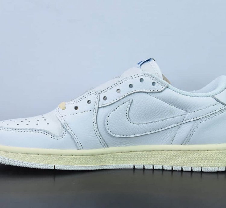 Fragment Design X Travis Scott X Air Jordan 1 Retro Low White Royal Blue
