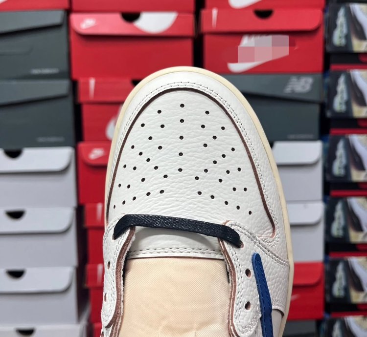 Fragment Design X Travis Scott X Air Jordan 1 Retro Low White Royal Blue