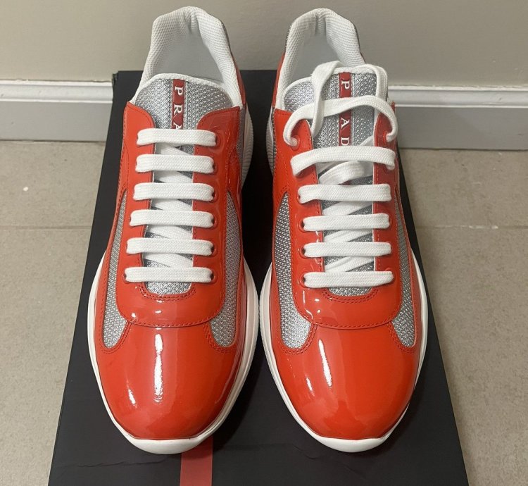 America Cup Prada Sneakers Sz 8 5uk9 5us