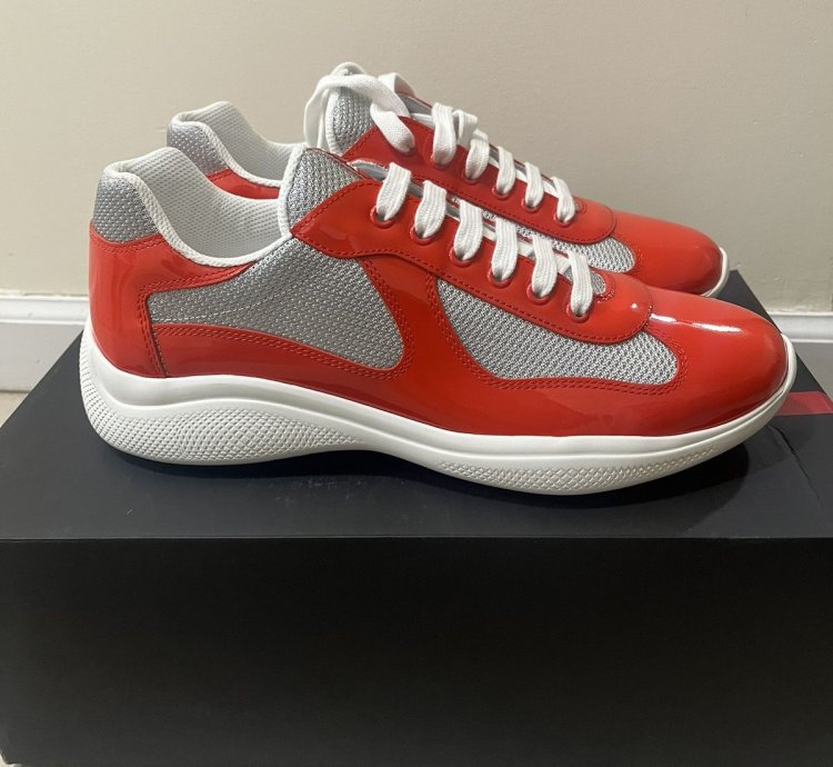 America Cup Prada Sneakers Sz 8 5uk9 5us