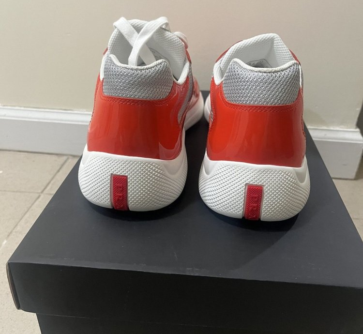 America Cup Prada Sneakers Sz 8 5uk9 5us