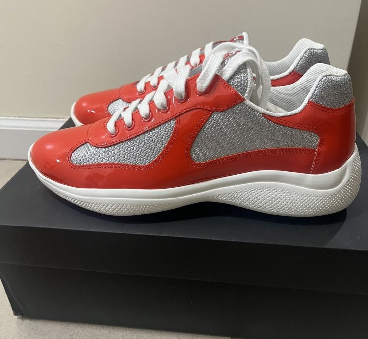 America Cup Prada Sneakers Sz 8 5uk9 5us