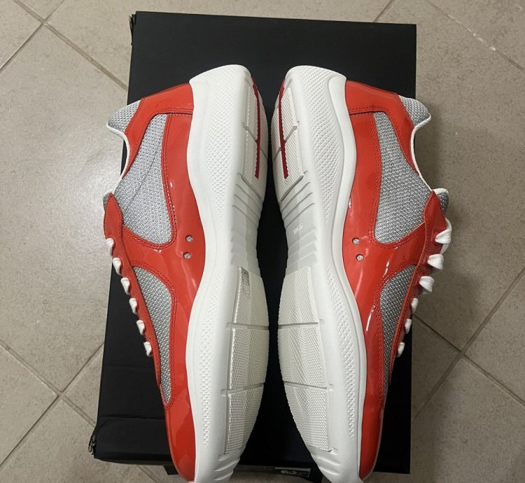 America Cup Prada Sneakers Sz 8 5uk9 5us