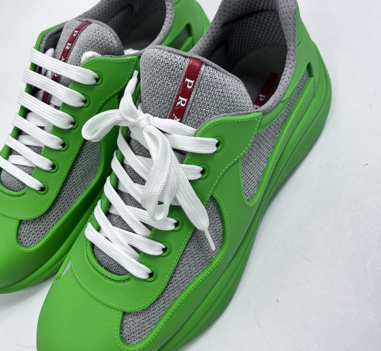 America Cup Soft Rubber And Bile Fabric Sneakers