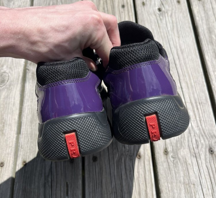 Americas Cup Purple Patent Size 9 5
