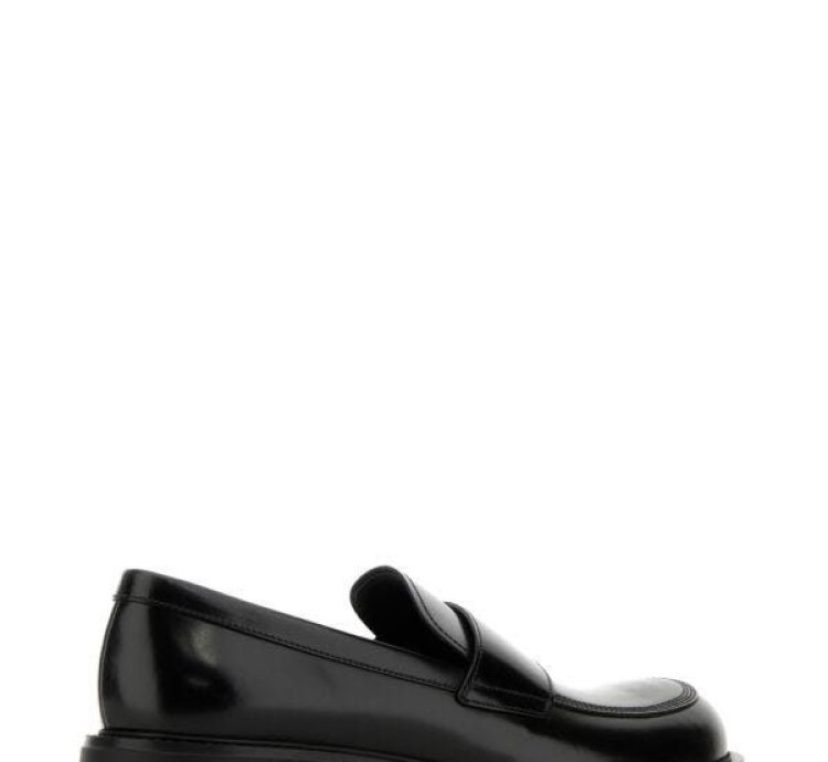 Black Leather Loafers