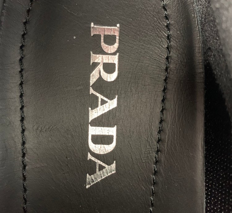 Black Mixed Materials Mesh Low Top Sneakers