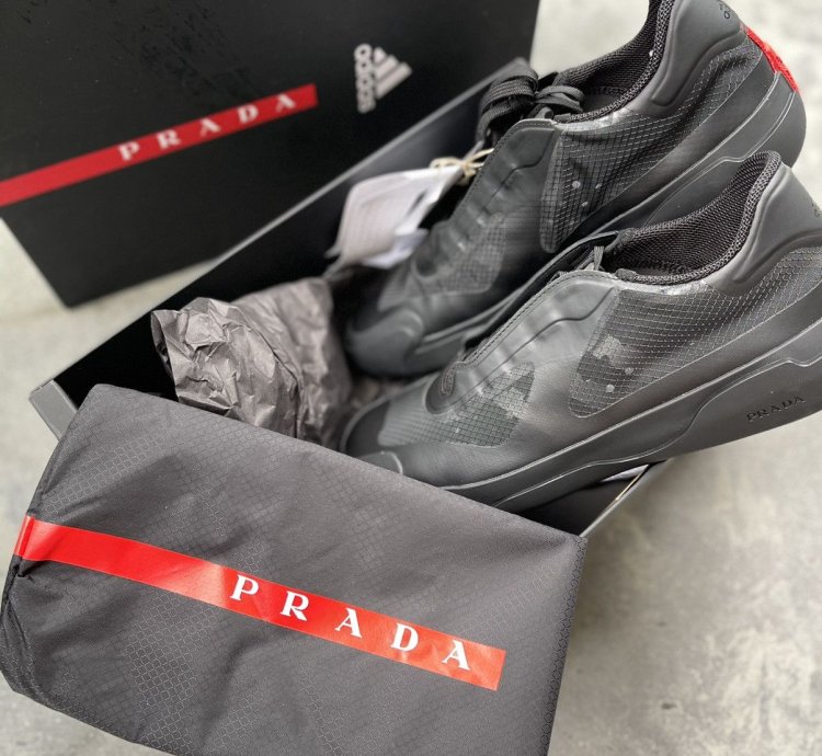 Black Prada Edition Luna Rossa Sneakers