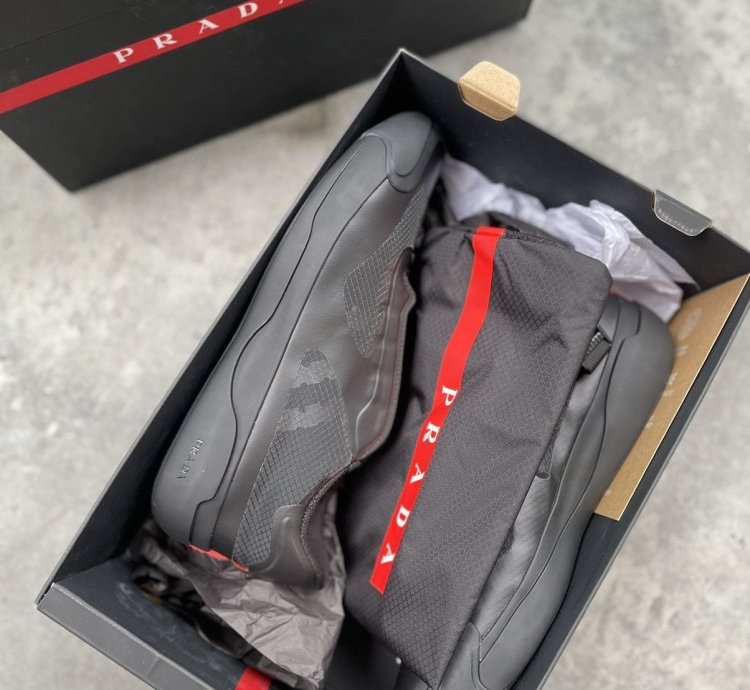 Black Prada Edition Luna Rossa Sneakers