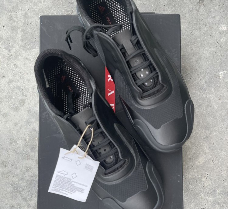 Black Prada Edition Luna Rossa Sneakers