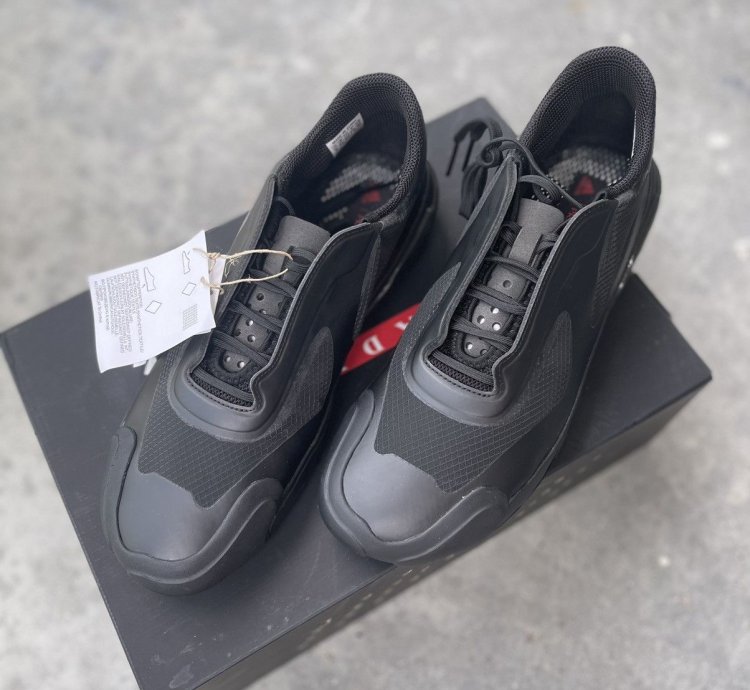 Black Prada Edition Luna Rossa Sneakers