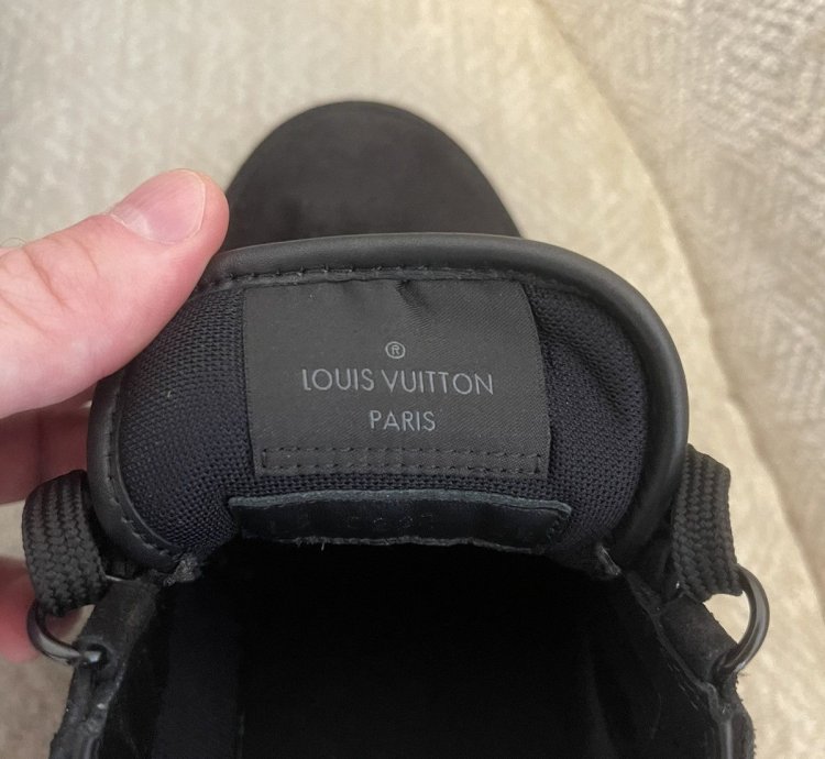 Black Suede Lv Trainer Sneakers - 6 5 New