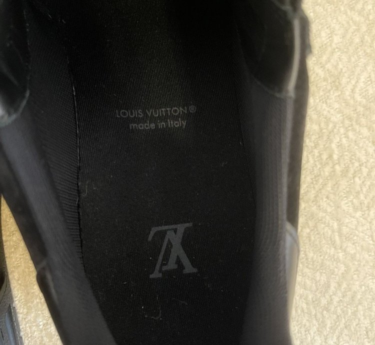 Black Suede Lv Trainer Sneakers - 6 5 New
