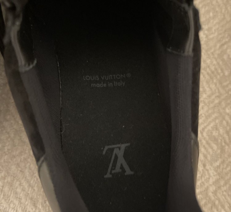 Black Suede Lv Trainer Sneakers - 6 5 New