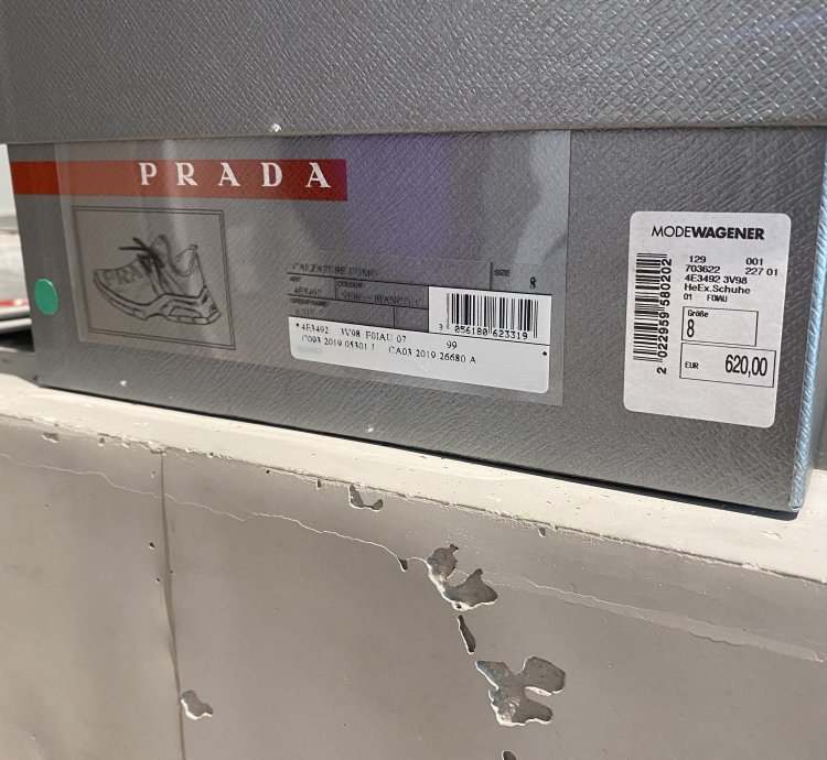Bnwt Prada Knit Low Top Sneaker