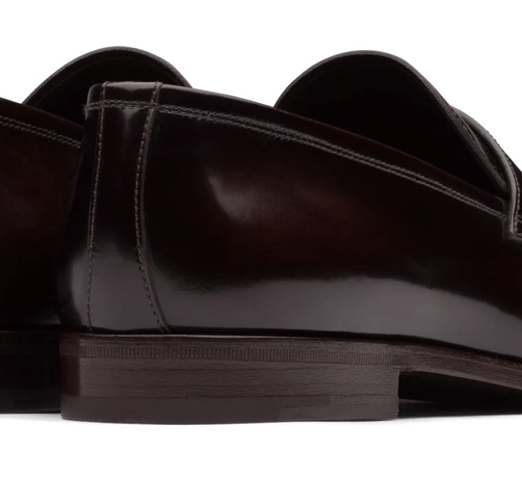 Bnwt Ss20 Prada Brushed Leather Loafers 8