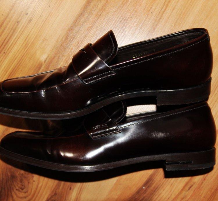Bnwt Ss20 Prada Brushed Leather Loafers 8