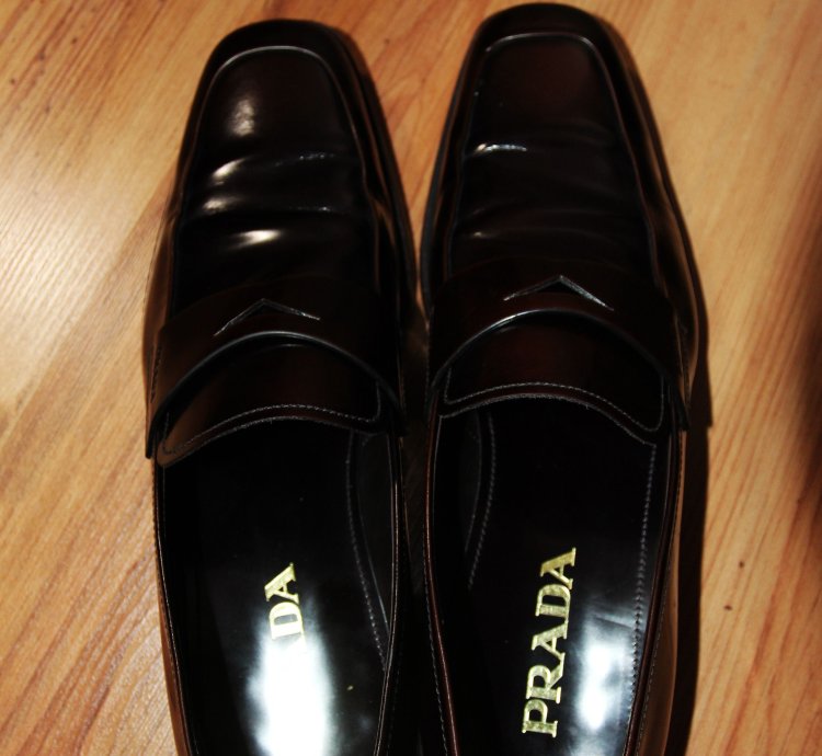 Bnwt Ss20 Prada Brushed Leather Loafers 8