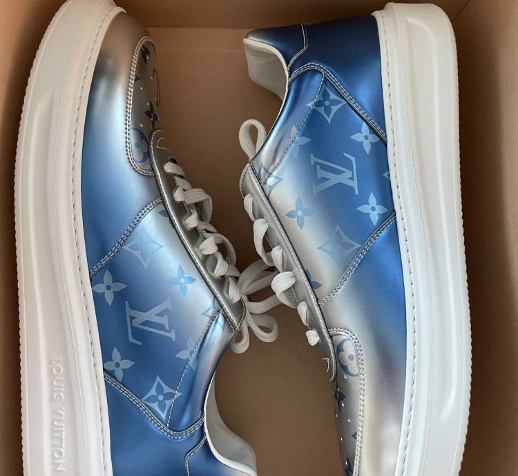 Brand New Limited Edition Lv Monogram Beverly Hills Sneakers