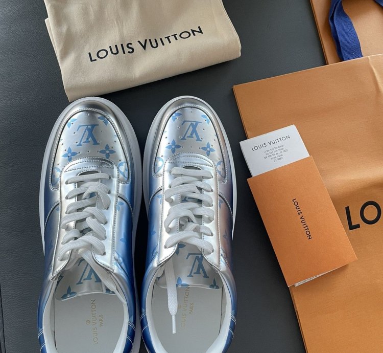Brand New Limited Edition Lv Monogram Beverly Hills Sneakers