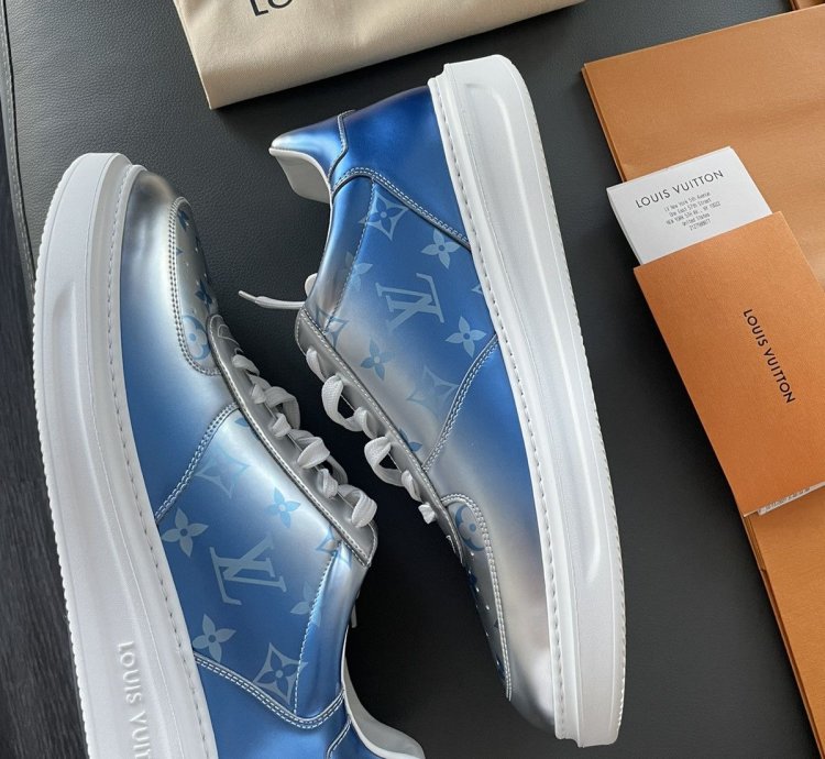 Brand New Limited Edition Lv Monogram Beverly Hills Sneakers