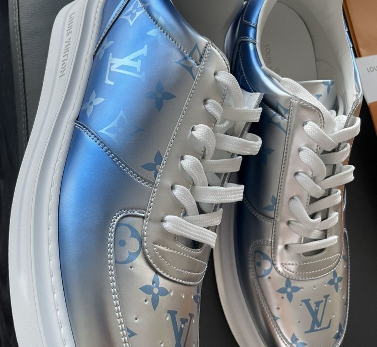 Brand New Limited Edition Lv Monogram Beverly Hills Sneakers