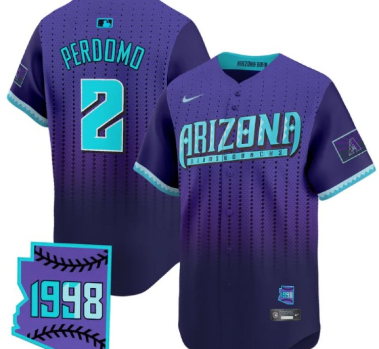 Geraldo Perdomo Jersey 2 Arizona Diamondbacks 2025 City Connect Vapor Premier Limited Stitched