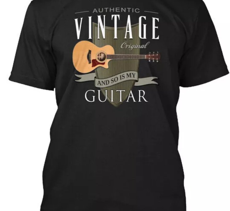 Vintage Guitar Taylor Music Original T-shirt Made In Usa Size S 5xl