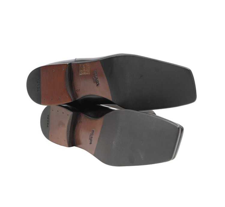 Brown Leather Square Toe Chelsea Boots - 01278