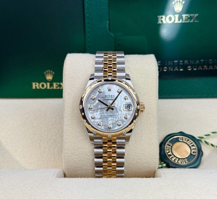 Rolex Datejust 278343rbr Datejust 31mm White Mother-of-pearl Dial Yellow Rolesor Jubilee