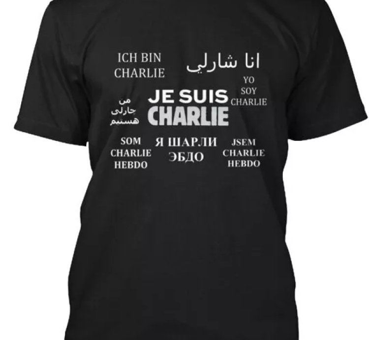 Je Suis Charlie Charlie Hebdo T-shirt Made In The Usa Size S To 5xl