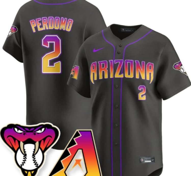 Geraldo Perdomo Jersey 2 Arizona Diamondbacks 2025 City Connect Concept Stitched Black