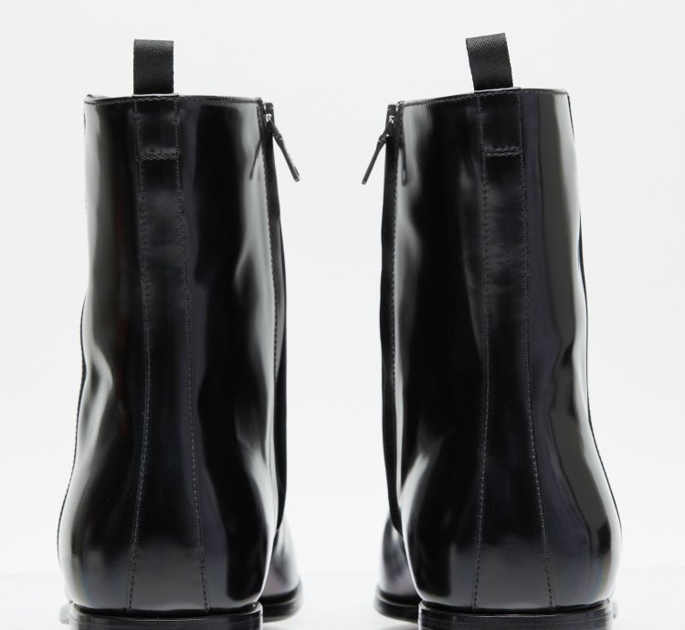 Brushed Leather Boots