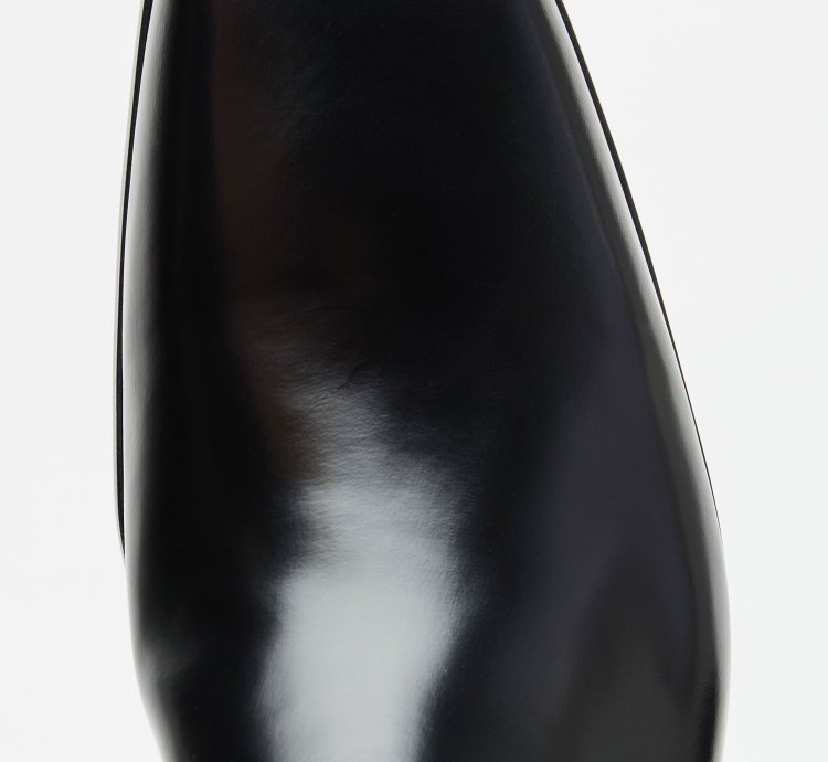 Brushed Leather Boots