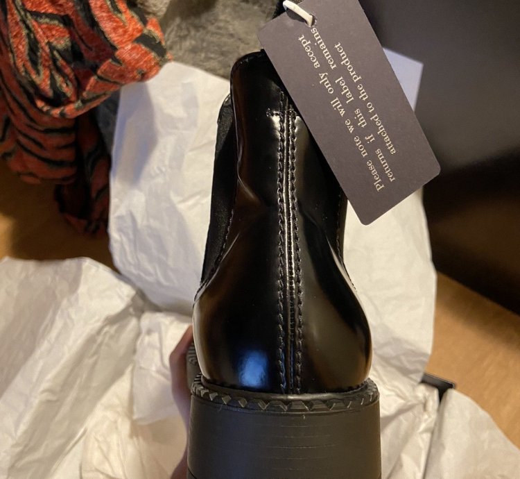 Brushed Leather Chelsea Boots
