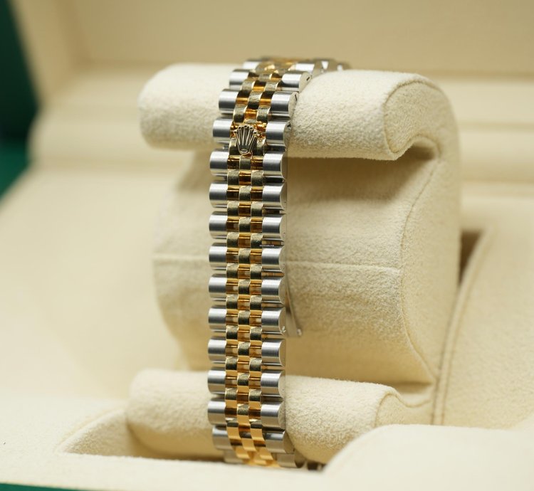 Rolex Datejust 31 2024 Datejust 31 Steel And Gold Factory Mop Diamond Dial Unworn 278273 Box And Papers