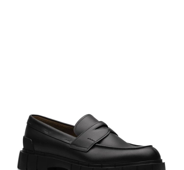 Car Shoe Slip-on Chunky Leather Loafers