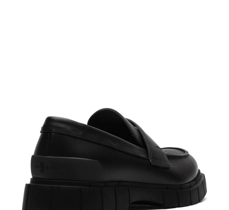 Car Shoe Slip-on Chunky Leather Loafers