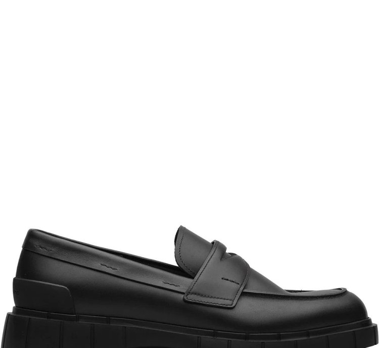Car Shoe Slip-on Chunky Leather Loafers
