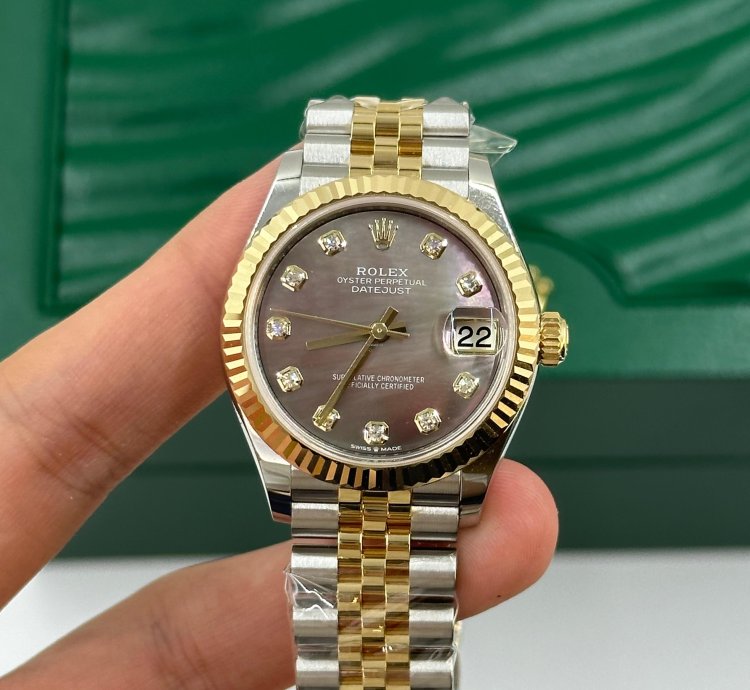 Rolex Datejust 31 278273ng Black Mother Of Pearl Jubilee
