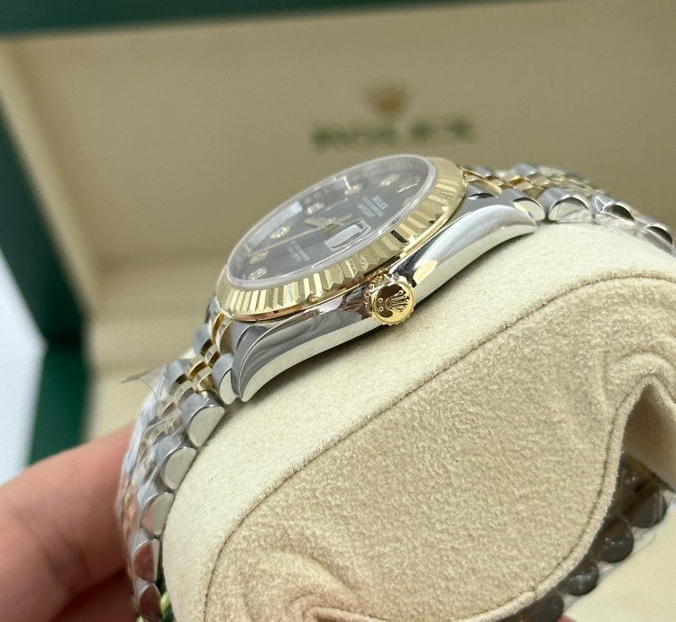 Rolex Datejust 31 278273ng Black Mother Of Pearl Jubilee