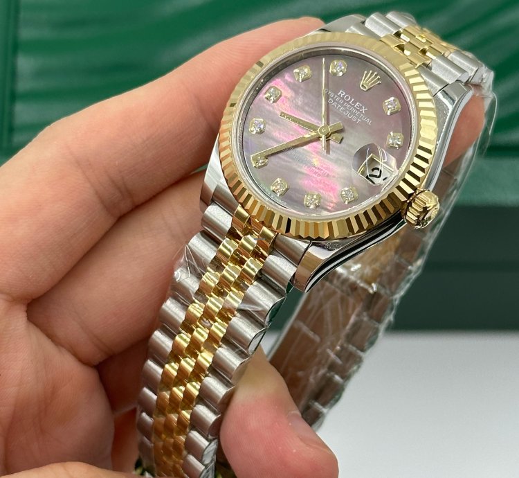 Rolex Datejust 31 278273ng Black Mother Of Pearl Jubilee