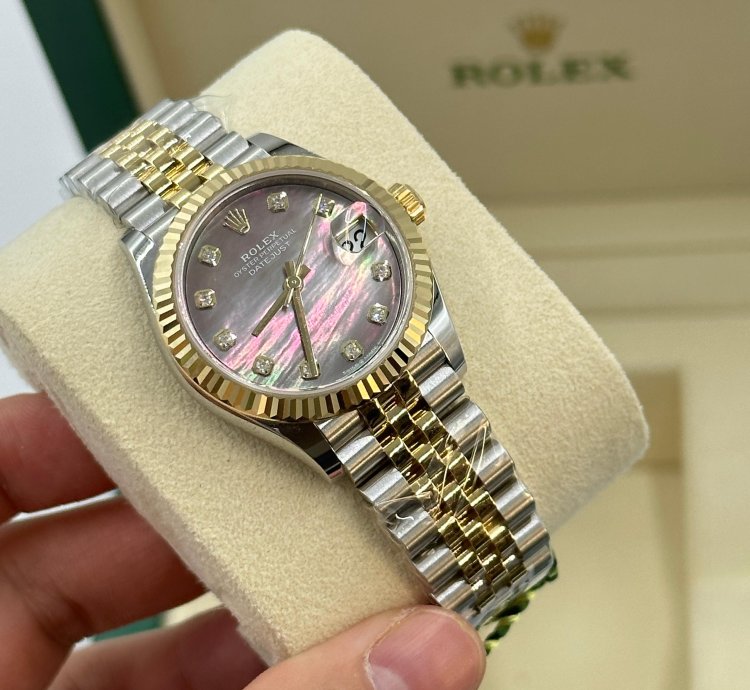 Rolex Datejust 31 278273ng Black Mother Of Pearl Jubilee