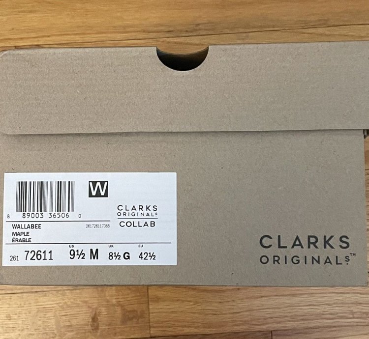 Clarks Wallabee Maple Supreme Western Cut 9 5